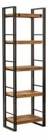 Стеллаж Secret De Maison CITY ( mod. CTY L04-60 ) металл/дерево акация, 60х35х190см, коричневый дым (smoke brown B034)