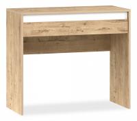 Стол туалетный Virginia НМ 011.08, Белый Скандинавский/Дуб Бунратти