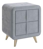 Тумба прикроватная Софи 2, (480х370х580) муссон (велюр) фото Тумба прикроватная Софи 2, (480х370х580) муссон (велюр). Фото №1