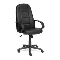 Кресло офисное TetChair CH 747 (Искусственная черная кожа) фото Кресло офисное TetChair CH 747 (Искусственная черная кожа)