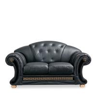 Диван Versace 2-х местный лавсит черный