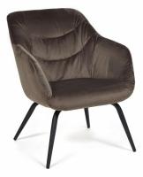 Кресло DREIFUS (mod. DM4284)   металл, ткань, 66*74.5*82, коричневый (37-brown). Фото №1