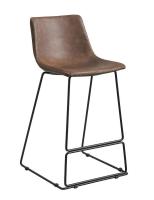 Полубарный стул CQ-8347B brown 2075. Фото №1