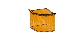 Антресоль Орион 13.2 угловая, завершающая. Фото