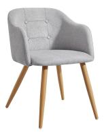 Стул DC-9505 серый/дерево