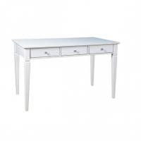 (5.1) Стол письменный "Ольса" 003 (белый лак) фото (5.1) Стол письменный "Ольса" 003 (белый лак)