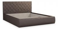 Ника Кровать 1.6 шоколад (экокожа) фото Ника Кровать 1.6 шоколад (экокожа). Фото №1