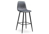 Барный стул Capri dark gray / black фото Барный стул Capri dark gray / black