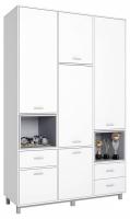 Шкаф комбинированный Polini Kids Mirum, белый. Фото №1