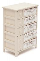 Комод Cabas 4323 с 5-ю корзинами и 5-ю ящиками фото Комод Cabas 4323 с 5-ю корзинами и 5-ю ящиками. Фото №1