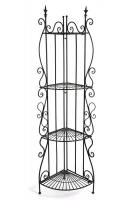 Кованая угловая этажерка Secret De Maison 001 (Чёрный)