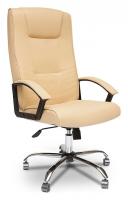Компьютерное кресло MAXIMA Хром [кож/зам, бежевый, 36-34]  id -