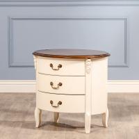 AS6629 Тумбочка овальная с ящиками San Teodoro