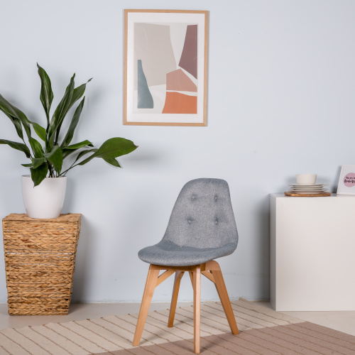 Стул Eames lite Грей/Натуральный Бук. Фото №9