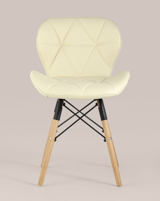 Стул Бон экокожа бежевый. Фото