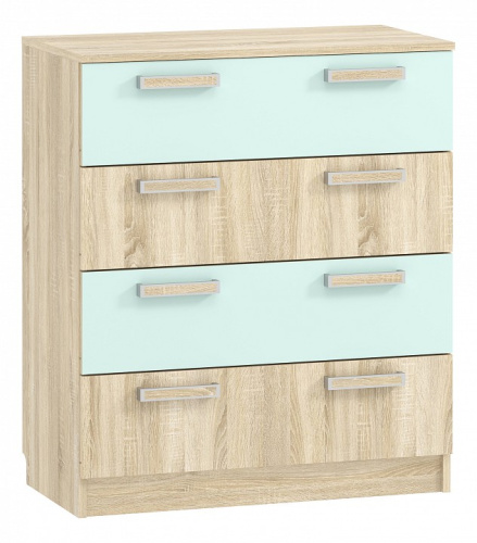 Акварель НМ 013.71-01 М Комод Кэнди/Дуб сонома, Дуб Сонома. Фото №1