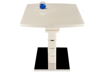 Стол стеклянный Space 120 бежевый фото Стол стеклянный Space 120 бежевый. Фото №5