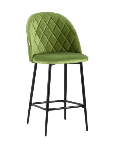 Стул полубарный Марсель велюр травяной. Фото №2