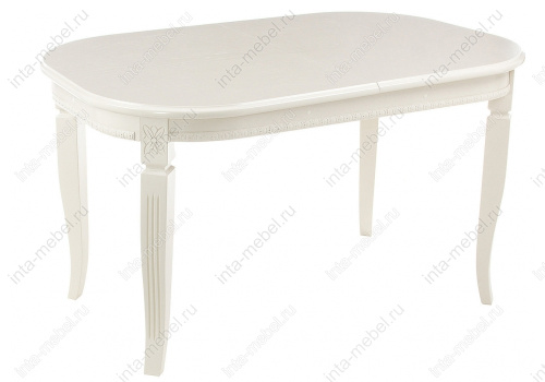 Стол деревянный Romeo без патины / молочный. Фото №8