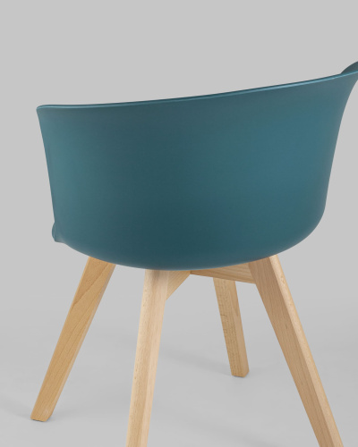 Стул Blossom с подушкой темно-бирюзовый. Фото №9