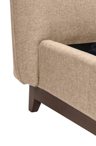 Кровать с ортопедическим основанием 1.6 Сканди Лайт Бежевый. Фото №5