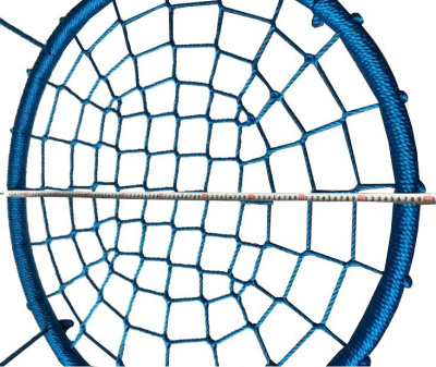 Качели детские Гнездо 60, голубой. Фото №3