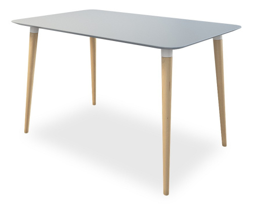 Сканди 1 Стол (обеденный) небесный/светлый лак. Фото №1