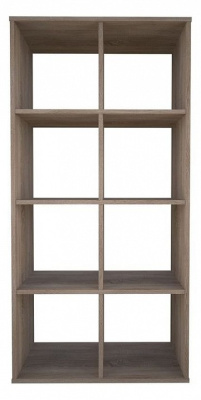 Стеллаж Polini Home Smart, древесина коричневая светлая дуб. Фото