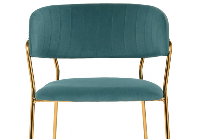 Стул Kamelia green / gold фото Стул Kamelia green / gold. Фото №4