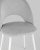 Стул Меган велюр светло-серый белые ножки. Фото №9