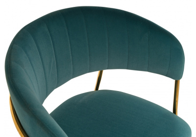 Стул Kamelia green / gold фото Стул Kamelia green / gold. Фото №3