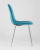 Стул Валенсия велюр темно-бирюзовый хромированные ножки. Фото №4
