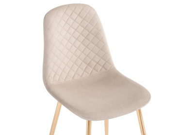 Стул Dabl latte / gold. Фото