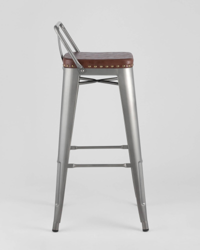 Стул барный TOLIX SOFT серебристый. Фото №5