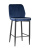 Стул полубарный Лоренс велюр синий. Фото №1