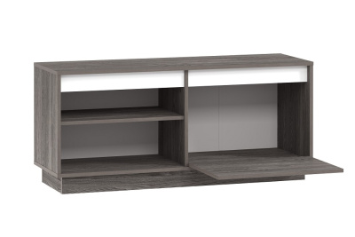 Virginia НМ 011.28 Тумба Белый Скандинавский/Ясень Анкор темный (KR). Фото №2