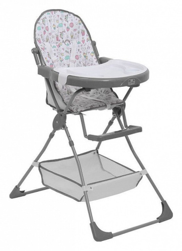 Стул для кормления Polini kids 252, белый. Фото №1