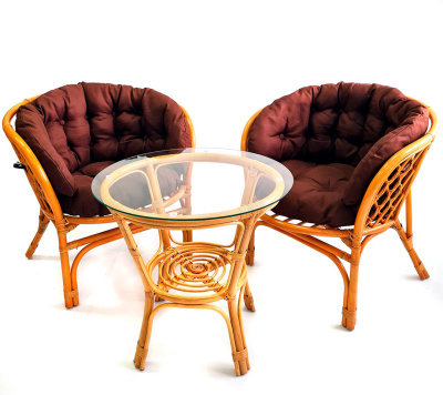 Комплект Багама дуэт с коричневыми подушками. Фото №4