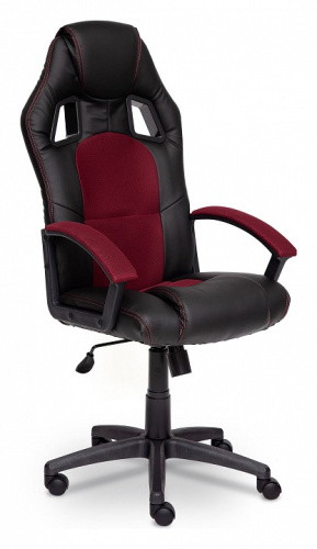 Компьютерное кресло DRIVER кож/зам/ткань, черный/бордо, 36-6/13 (id:  ). Фото №1