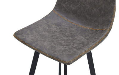 Стул полубарный CQ-8307A-6 серый 2089. Фото