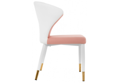 Стул Darcy white / pink. Фото