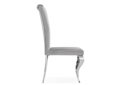 Стул на металлокаркасе Lund dark grey / steel. Фото №2