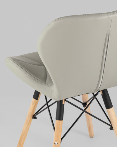 Стул Бон экокожа серый. Фото №8