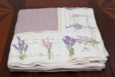 Скатерть Secret De Maison Aromate 150см х 150см. Фото