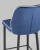 Стул полубарный Лоренс велюр синий. Фото №8
