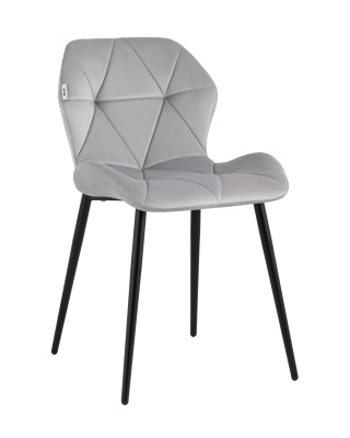 Стул Эдвин велюр серый фото Стул Эдвин велюр серый. Фото №2