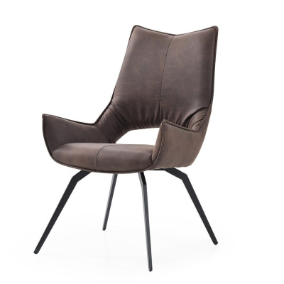 Стул DC1241 коричневый/черный фото Стул DC1241 коричневый/черный. Фото №3