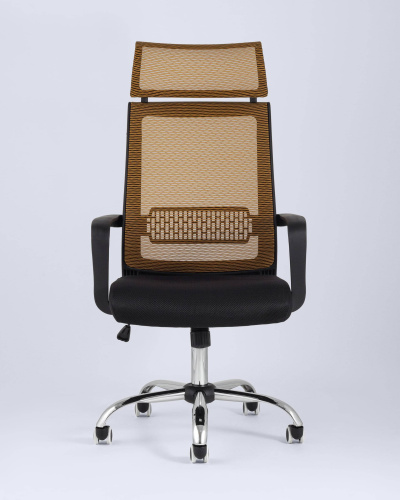 Кресло офисное TopChairs Style оранжевое фото Кресло офисное TopChairs Style оранжевое. Фото №6