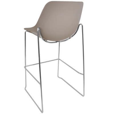 Стул Q5 барный хром. Фото №5