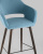 Стул барный Саймон велюр пыльно-голубой. Фото №9